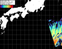 NOAA人工衛星画像:黒潮域, パス=20250524 11:58 UTC