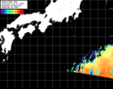NOAA人工衛星画像:黒潮域, パス=20250527 00:57 UTC