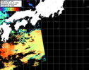 NOAA人工衛星画像:黒潮域, パス=20250605 13:15 UTC