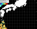 NOAA人工衛星画像:黒潮域, パス=20250608 13:36 UTC