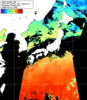 NOAA人工衛星画像:日本全域, 1日合成画像(2025/06/10UTC)