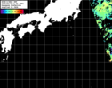 NOAA人工衛星画像:黒潮域, パス=20250616 11:49 UTC