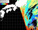 NOAA人工衛星画像:黒潮域, パス=20250619 12:02 UTC