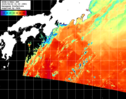 NOAA人工衛星画像:黒潮域, パス=20250622 01:09 UTC