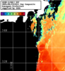 NOAA人工衛星画像:神奈川県近海, 1日合成画像(2025/06/23UTC)