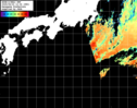 NOAA人工衛星画像:黒潮域, パス=20250623 12:04 UTC