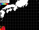 NOAA人工衛星画像:黒潮域, パス=20250623 13:40 UTC