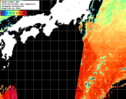 NOAA人工衛星画像:黒潮域, 1日合成画像(2025/06/23UTC)
