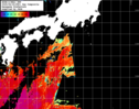 NOAA人工衛星画像:黒潮域, 1日合成画像(2025/06/24UTC)