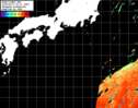 NOAA人工衛星画像:黒潮域, パス=20250627 00:37 UTC