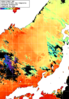 NOAA人工衛星画像:日本海, 1日合成画像(2025/06/28UTC)