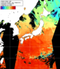 NOAA人工衛星画像:日本全域, 1日合成画像(2025/06/29UTC)