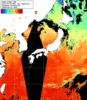 NOAA人工衛星画像:日本全域, 1日合成画像(2025/06/30UTC)