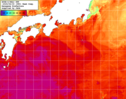 NOAA人工衛星画像:黒潮域, 1週間合成画像(2025/06/24～2025/06/30UTC)