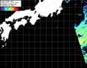 NOAA人工衛星画像:黒潮域, パス=20250701 11:44 UTC