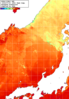 NOAA人工衛星画像:日本海, 1週間合成画像(2025/06/25～2025/07/01UTC)