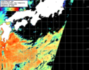 NOAA人工衛星画像:黒潮域, 1日合成画像(2025/07/02UTC)