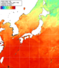NOAA人工衛星画像:日本全域, 1週間合成画像(2025/06/28～2025/07/04UTC)