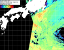 NOAA人工衛星画像:黒潮域, 1日合成画像(2025/07/04UTC)