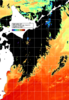 NOAA人工衛星画像:親潮域, 1日合成画像(2025/07/04UTC)