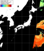 NOAA人工衛星画像:日本全域, パス=20250705 00:21 UTC