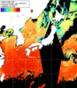NOAA人工衛星画像:日本全域, 1日合成画像(2025/07/05UTC)