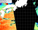 NOAA人工衛星画像:黒潮域, 1日合成画像(2025/07/05UTC)