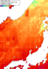 NOAA人工衛星画像:日本海, 1週間合成画像(2025/06/29～2025/07/05UTC)