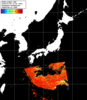 NOAA人工衛星画像:日本全域, パス=20250706 12:55 UTC
