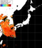 NOAA人工衛星画像:日本全域, パス=20250708 13:44 UTC