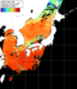 NOAA人工衛星画像:日本全域, パス=20250709 01:56 UTC