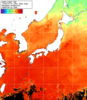 NOAA人工衛星画像:日本全域, 1週間合成画像(2025/07/04～2025/07/10UTC)