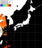 NOAA人工衛星画像:日本全域, パス=20250711 14:01 UTC