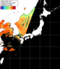 NOAA人工衛星画像:日本全域, パス=20250712 02:20 UTC