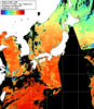 NOAA人工衛星画像:日本全域, 1日合成画像(2025/07/13UTC)