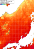 NOAA人工衛星画像:日本海, 1週間合成画像(2025/07/12～2025/07/18UTC)