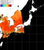 NOAA人工衛星画像:日本全域, パス=20250724 13:25 UTC