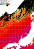 NOAA人工衛星画像:日本海, パス=20250725 01:36 UTC