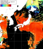 NOAA人工衛星画像:日本全域, 1日合成画像(2025/07/26UTC)