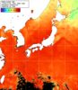NOAA人工衛星画像:日本全域, 1週間合成画像(2025/07/20～2025/07/26UTC)