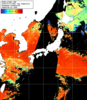 NOAA人工衛星画像:日本全域, 1日合成画像(2025/07/27UTC)