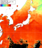 NOAA人工衛星画像:日本全域, 1週間合成画像(2025/07/21～2025/07/27UTC)