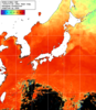 NOAA人工衛星画像:日本全域, 1週間合成画像(2025/07/22～2025/07/28UTC)