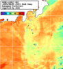 NOAA人工衛星画像:神奈川県近海, 1週間合成画像(2025/07/30～2025/08/05UTC)