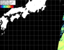 NOAA人工衛星画像:黒潮域, パス=20250808 00:26 UTC
