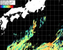 NOAA人工衛星画像:黒潮域, パス=20250810 01:09 UTC