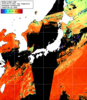 NOAA人工衛星画像:日本全域, 1日合成画像(2025/08/11UTC)
