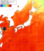 NOAA人工衛星画像:日本全域, 1週間合成画像(2025/08/05～2025/08/11UTC)