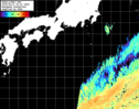 NOAA人工衛星画像:黒潮域, パス=20250811 00:42 UTC