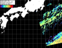 NOAA人工衛星画像:黒潮域, パス=20250811 11:59 UTC